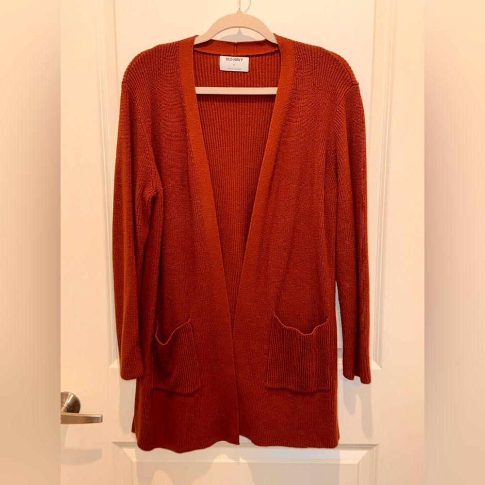 Old Navy Warm Rust Cardigan